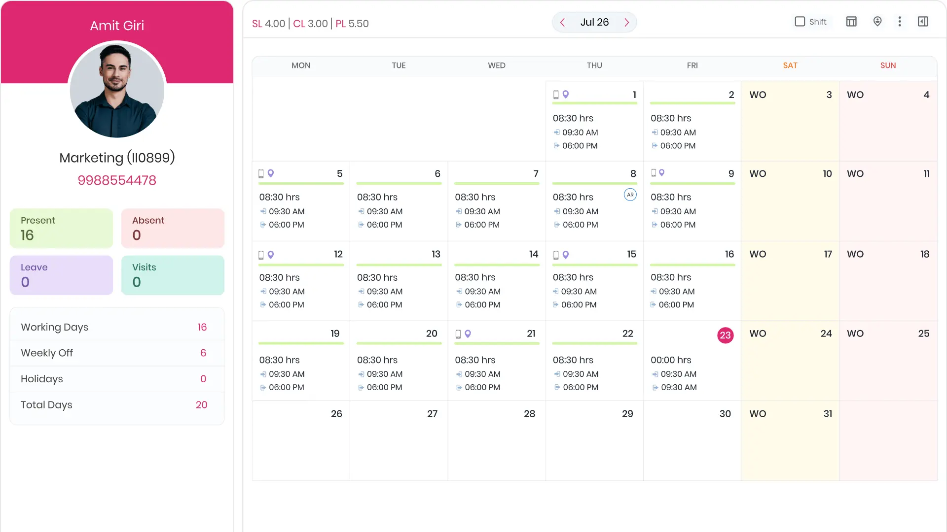 Calendars