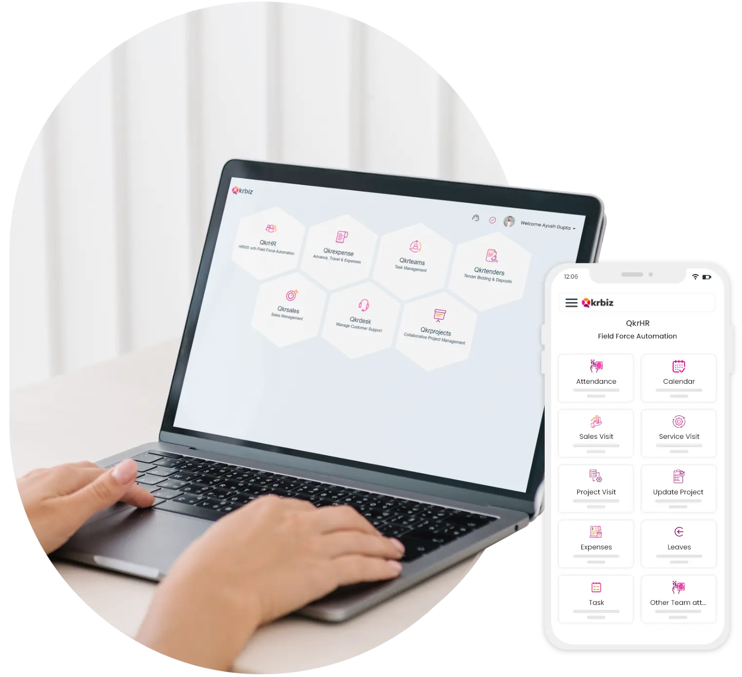 QkrHR Employee Self-Service Portal